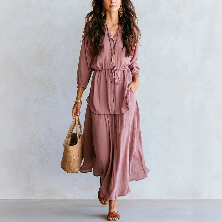 Zahara Relaxed Comfort Skirt Set