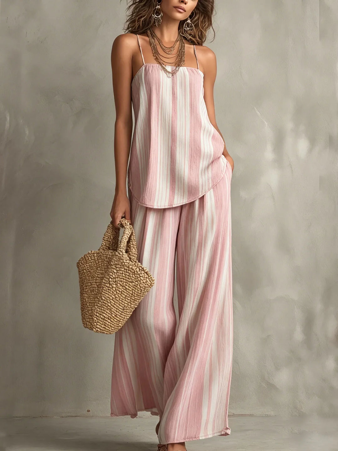 Marina Striped Matching Set