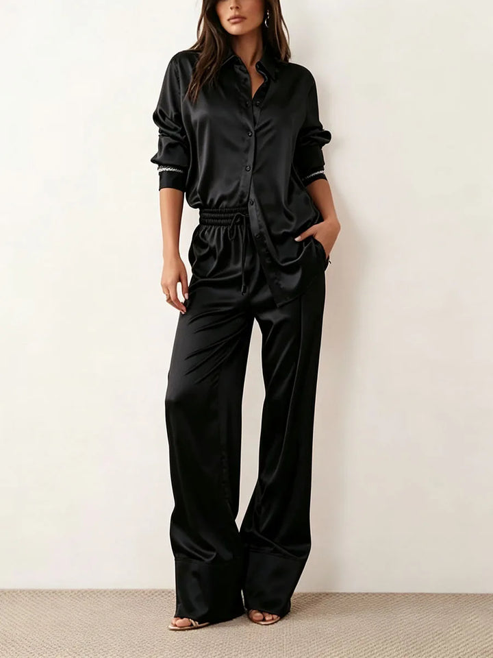 Marisol Satin Finish Two Piece Set