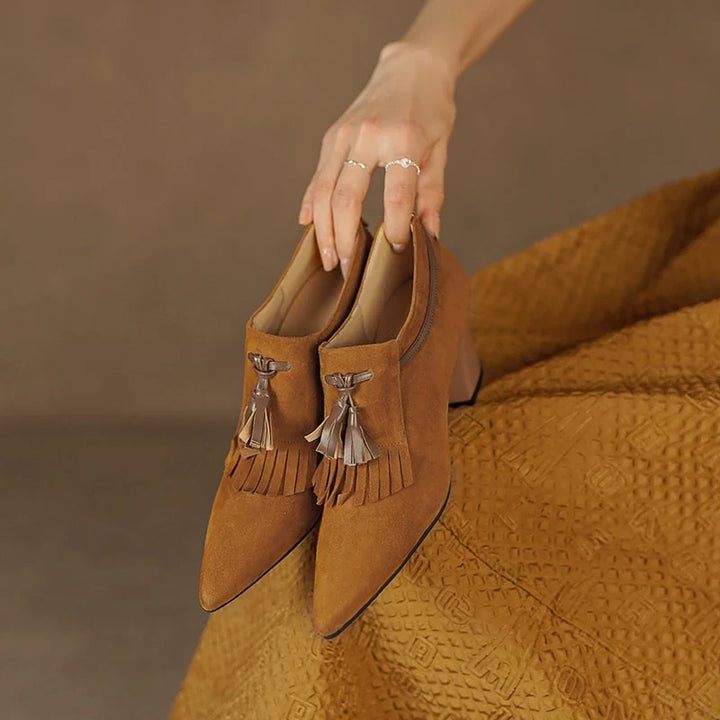 Emmeline Fringe Tassel Pumps