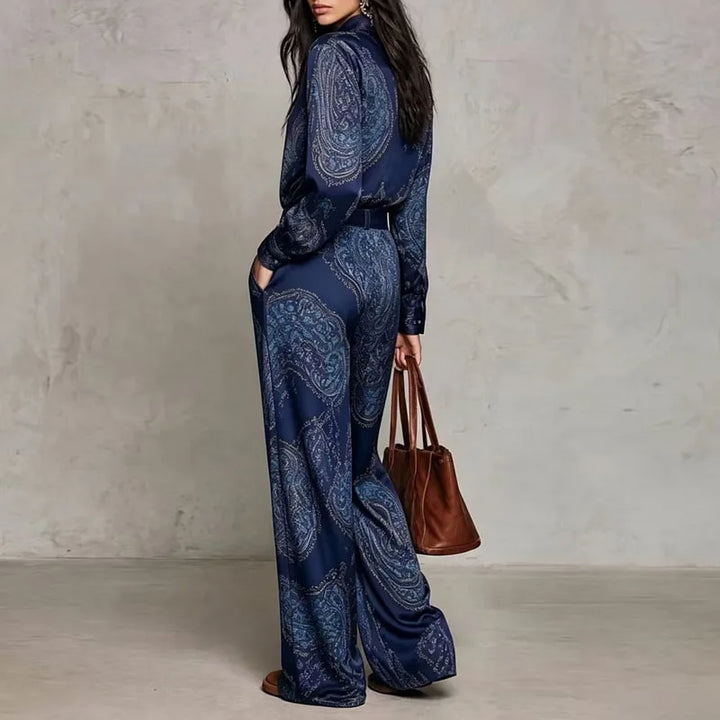 Rosalie Paisley Print Two Piece Set