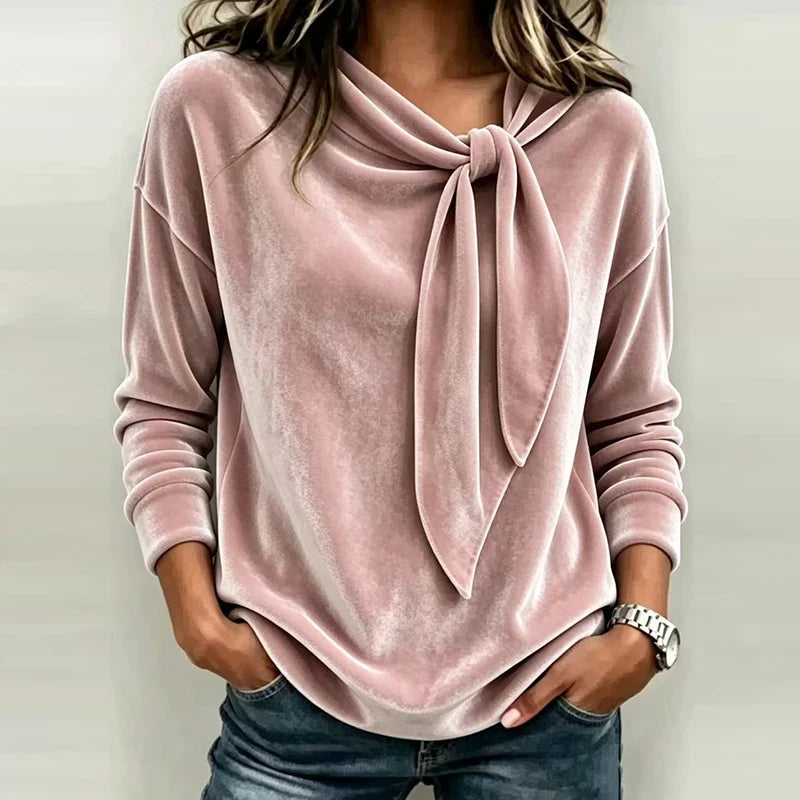 Marguerite Bow Neck Pullover