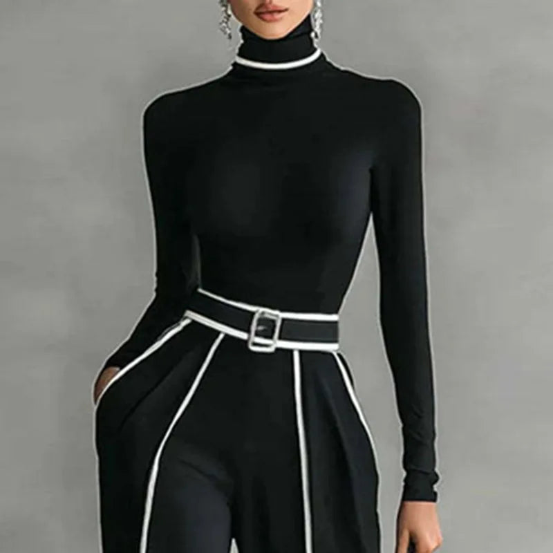Lisa Buckled Waist Two Piece Set
