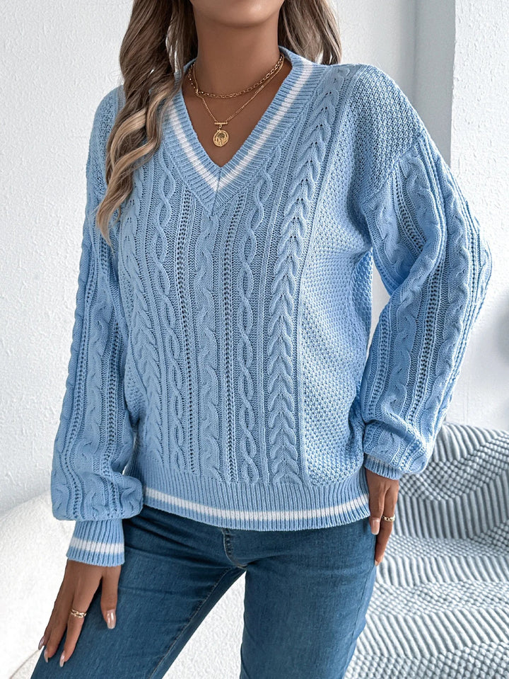 Clara Soft Cable Knit Sweater
