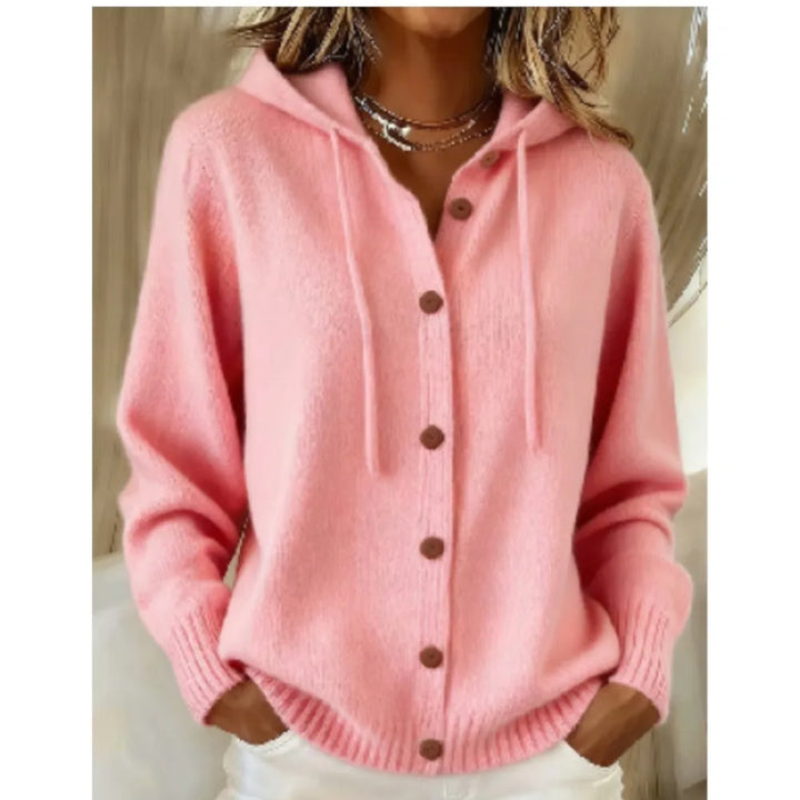 Genevieve Hooded Knit Cardigan