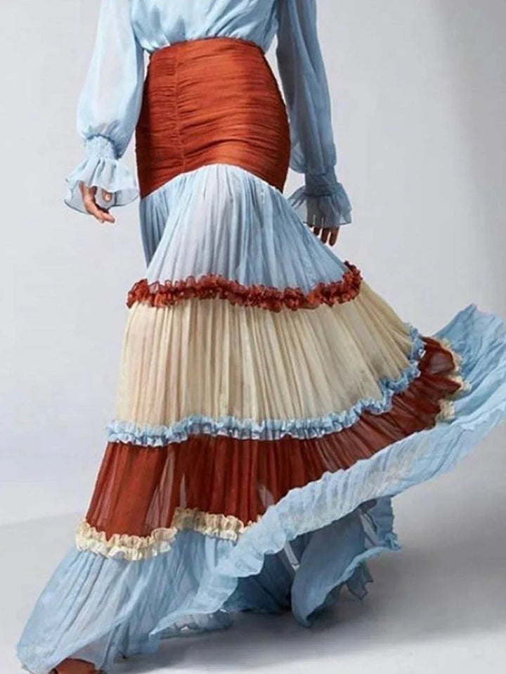 Olivia Tiered Bohemian Maxi Dress