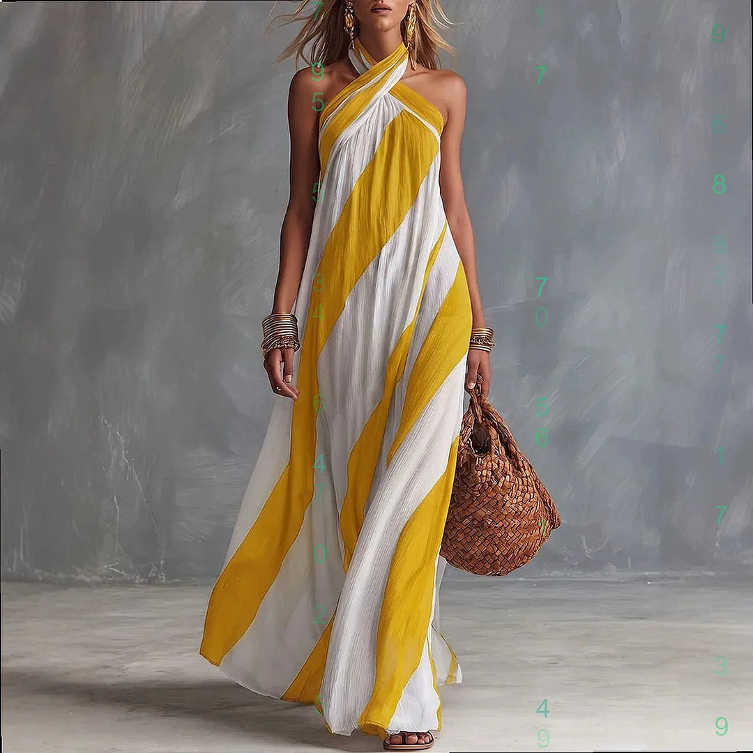 Areena Elegant Sleeveless Maxi Dress