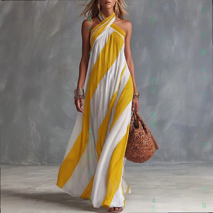 Areena Elegant Sleeveless Maxi Dress