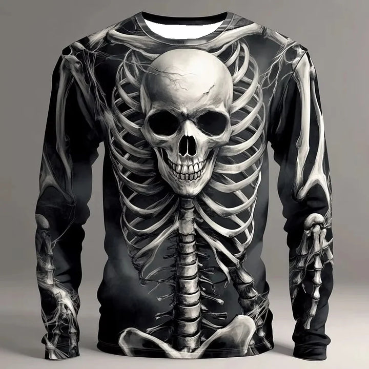 Axen Halloween Skeleton Shirt