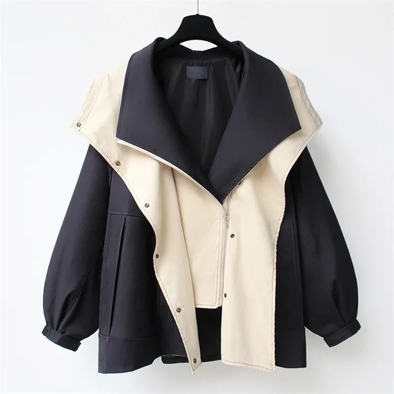 Winona Contrast Collar Trench