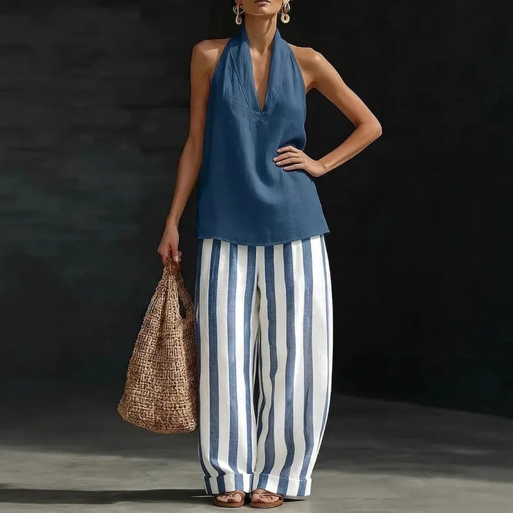 Katinka Relaxed Wide Leg Trouser Set