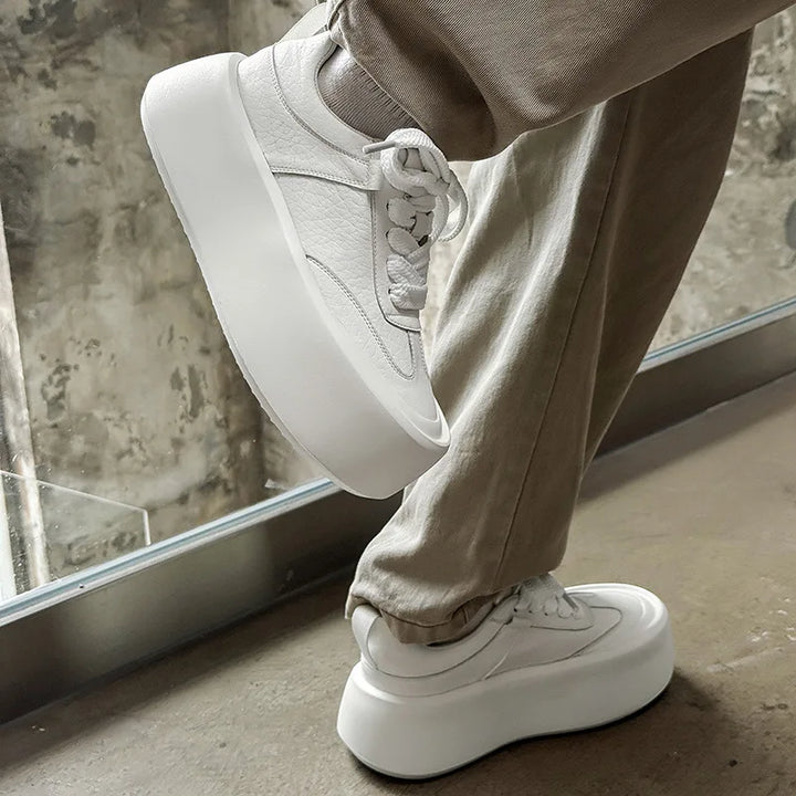 Raven Wide Lace Platform Sneakers