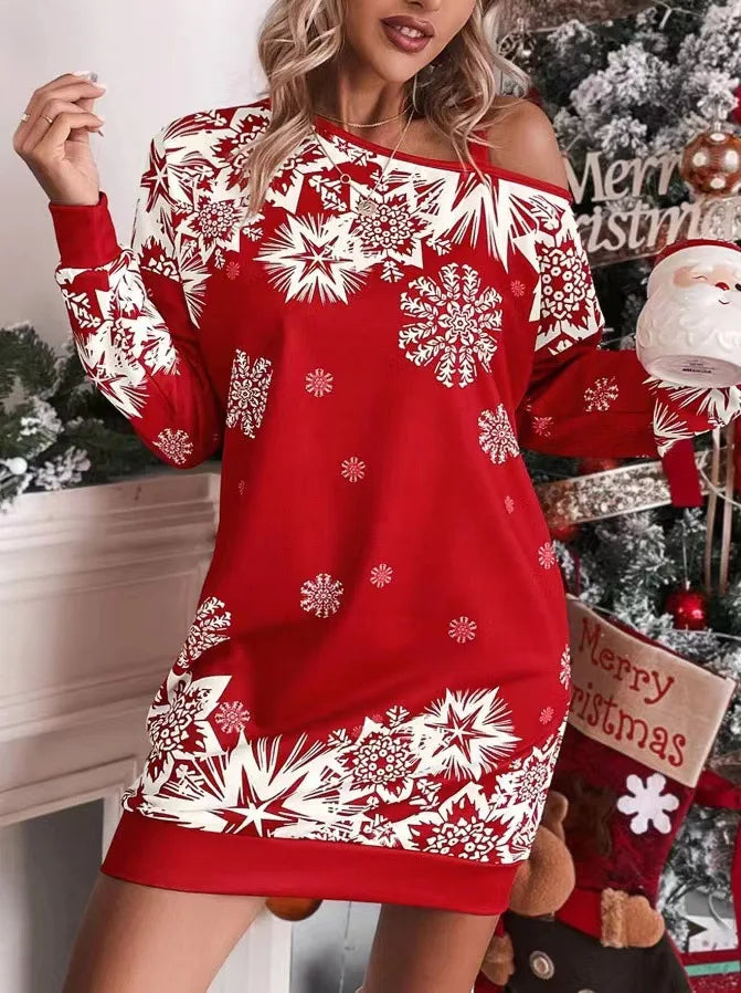 Noelle Snowflake Christmas Dress