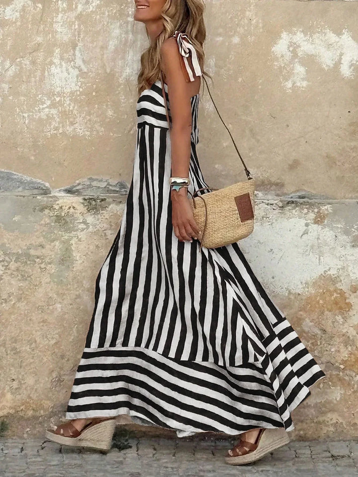 Isabelle Striped Boho Maxi Dress