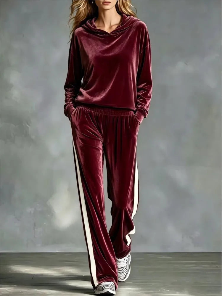Lenora Relaxed Hooded Matching Set