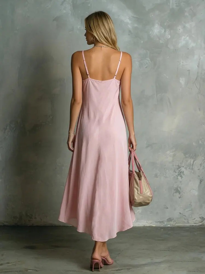 Sabine Cowl Neck Midi Dress