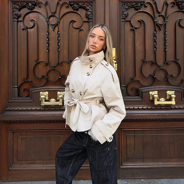 Rosanne Double Breasted Trench