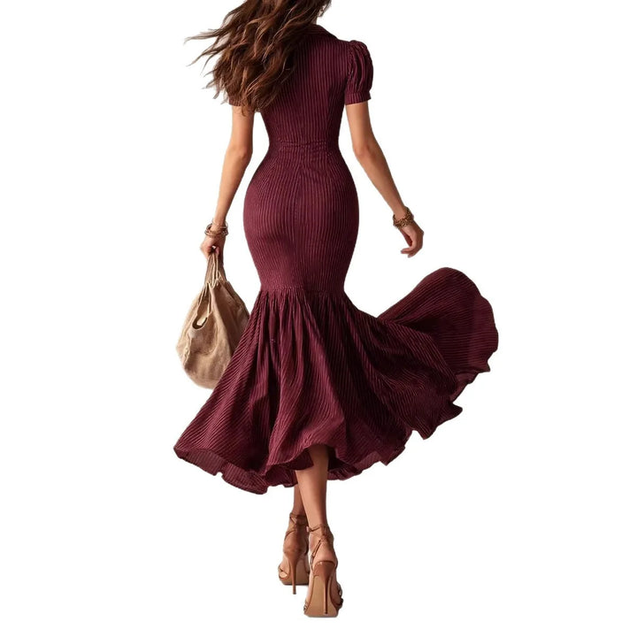 Isabeau Button Front Shirt Dress
