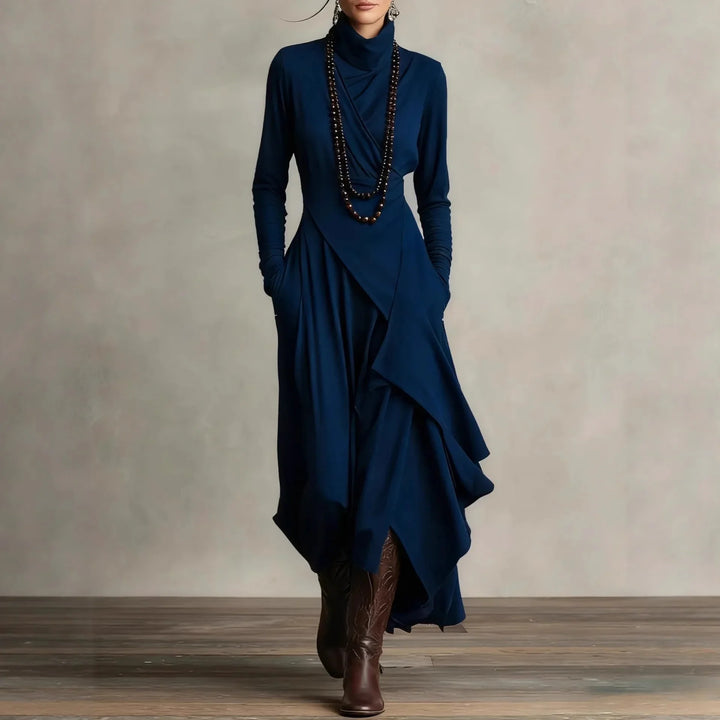 Marcie Draped Crossover Maxi Dress