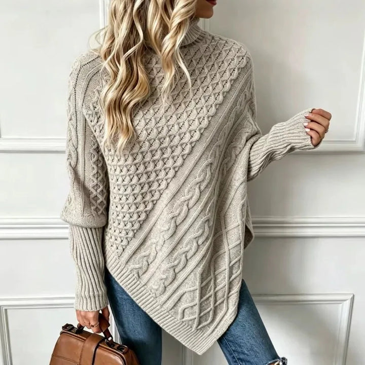Guinevere Asymmetric Hem Sweater