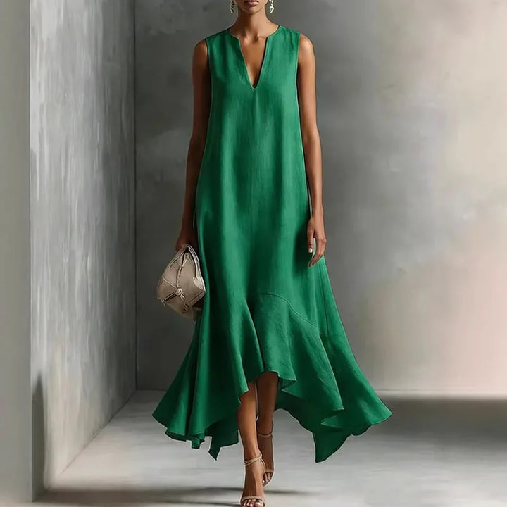 Elowen V Neck Flowy Sundress