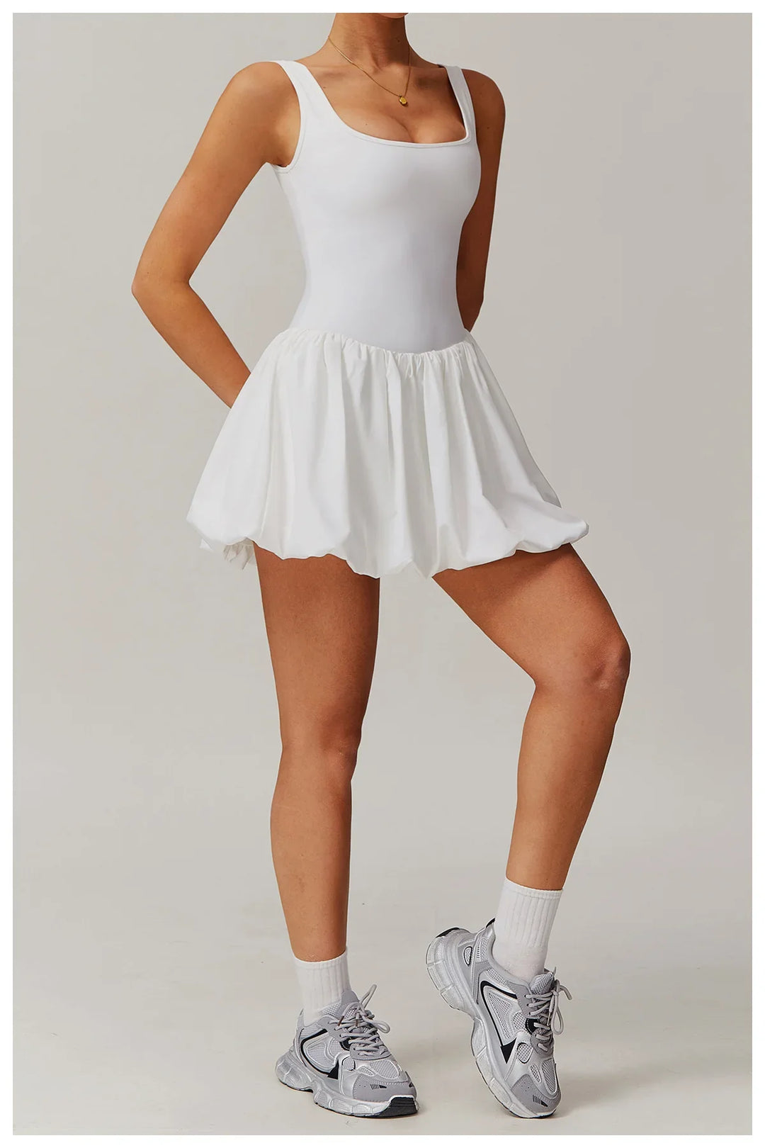 Clarisse Flattering Bubble Tennis Dress