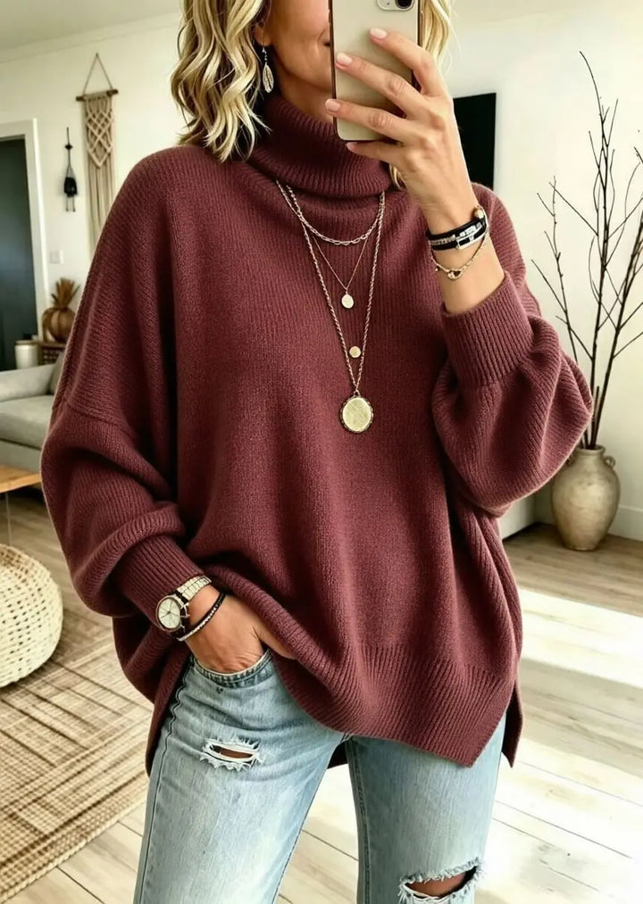 Linnea Turtleneck Knit Sweater