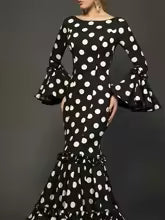 Orlanda Polka Dot Wedding Guest Midi Dress