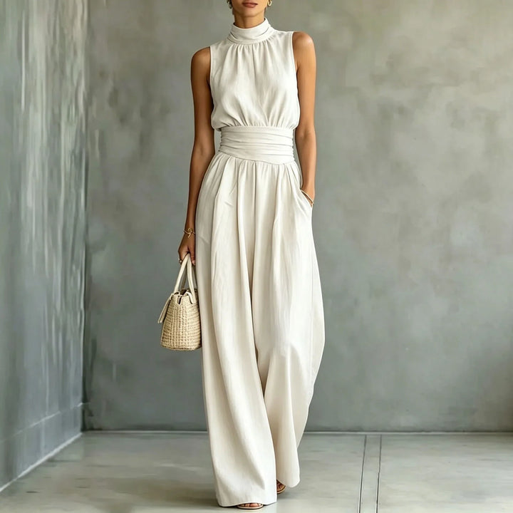 Kayla Sleeveless Wide Leg Jumpsuit