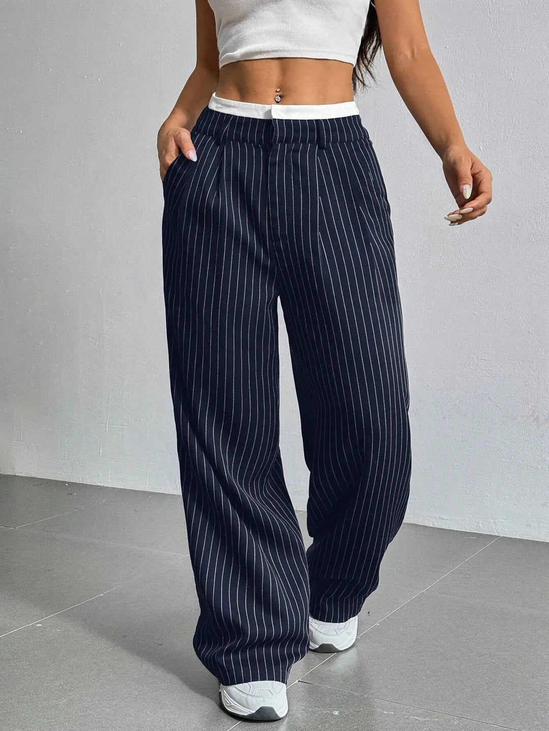 Sutton Classic Striped Pants