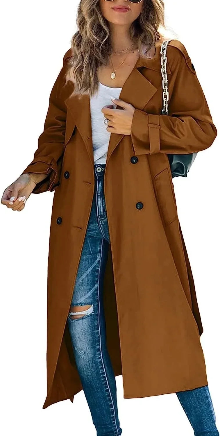 Juniper Double Breasted Trench Coat