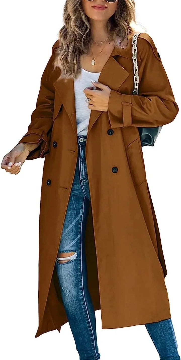Juniper Double Breasted Trench Coat