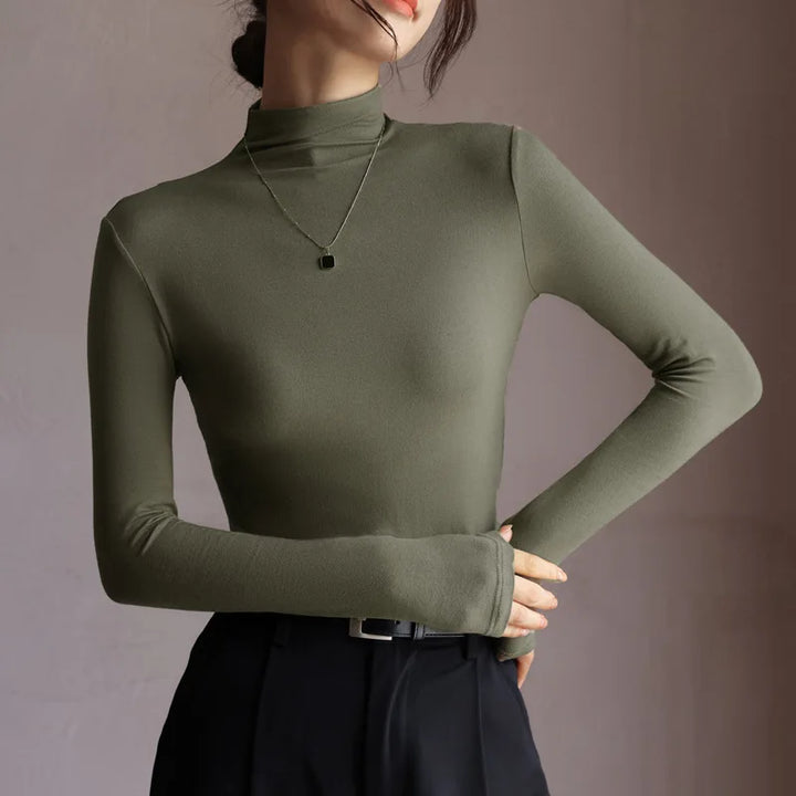 Eliana Mock Neck Knit Top