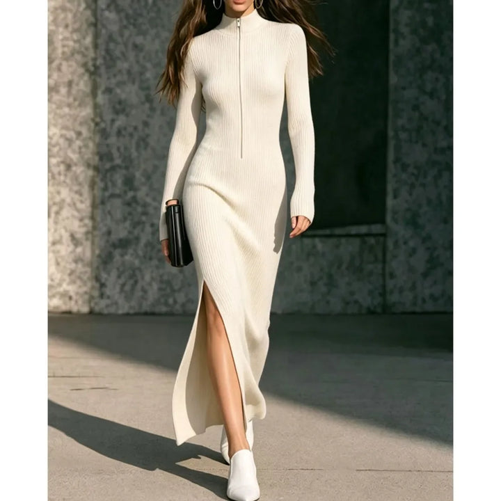 Suzane Ribbed Long Dress