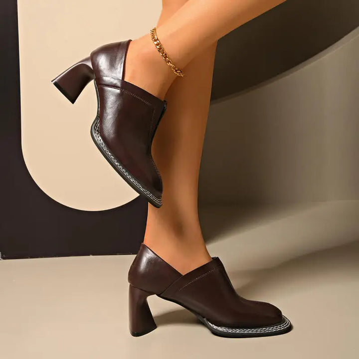 Rosalind Contrast Stitch Loafers