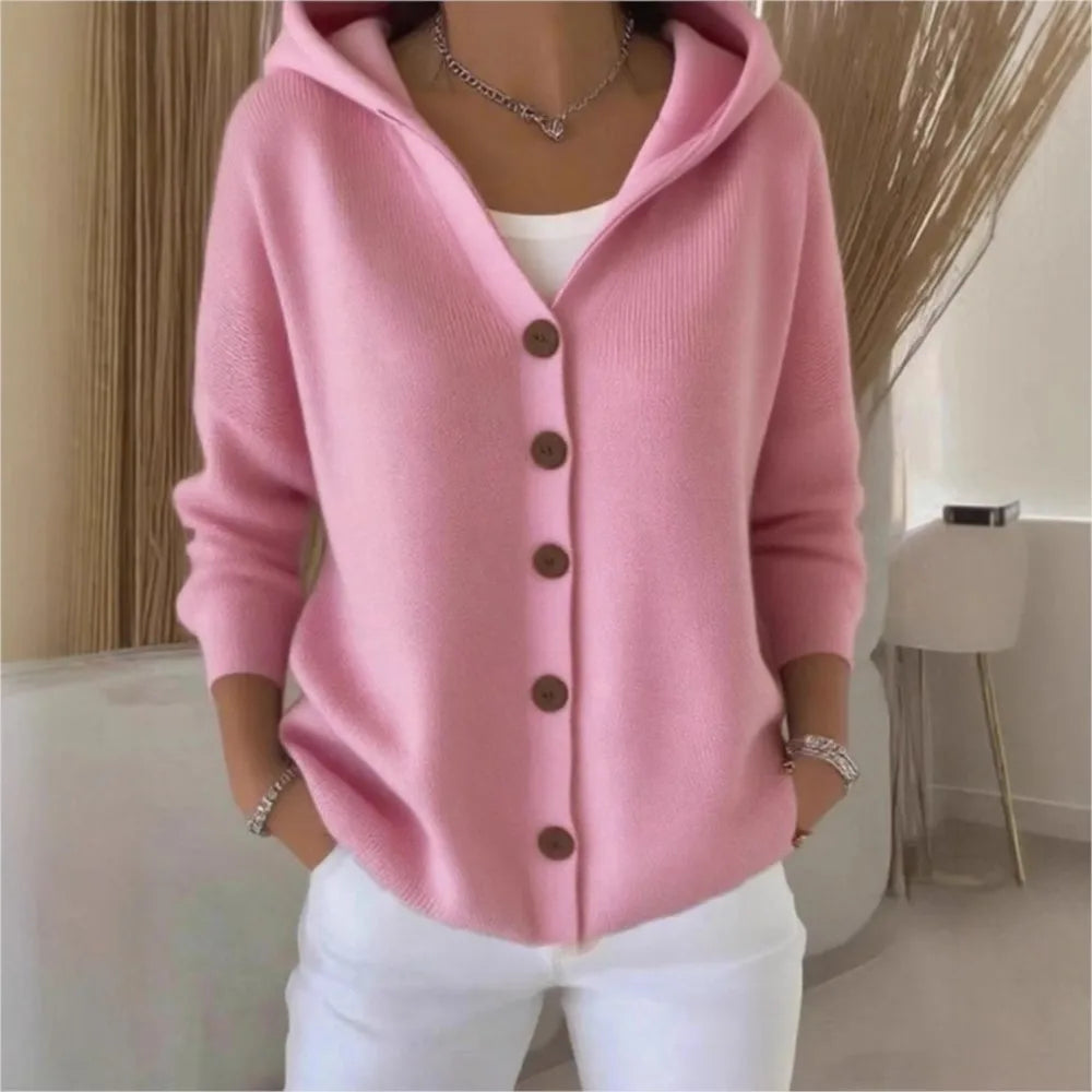 Cordelia Hooded Knit Cardigan