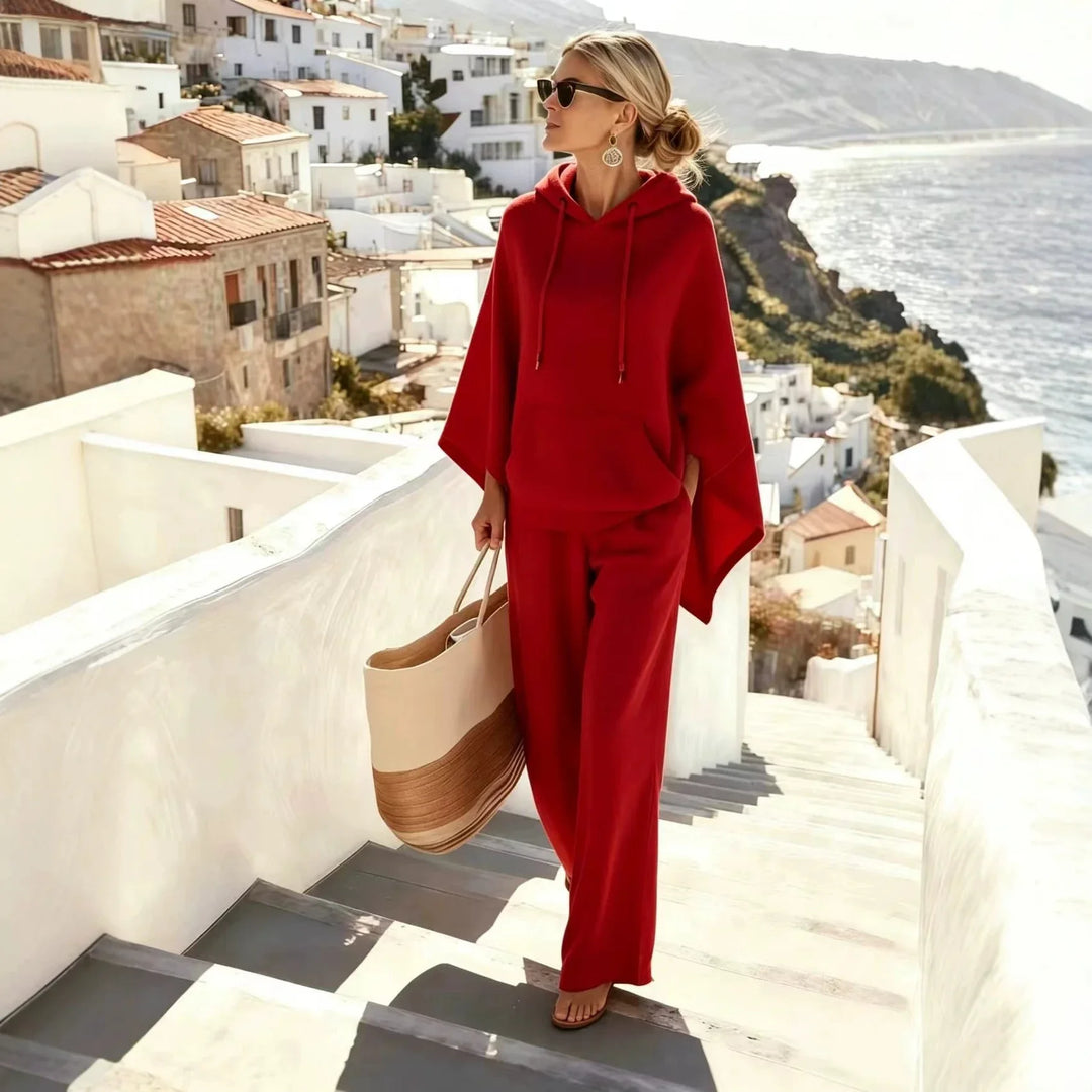 Cersie Relaxed Hooded Two-Piece Set