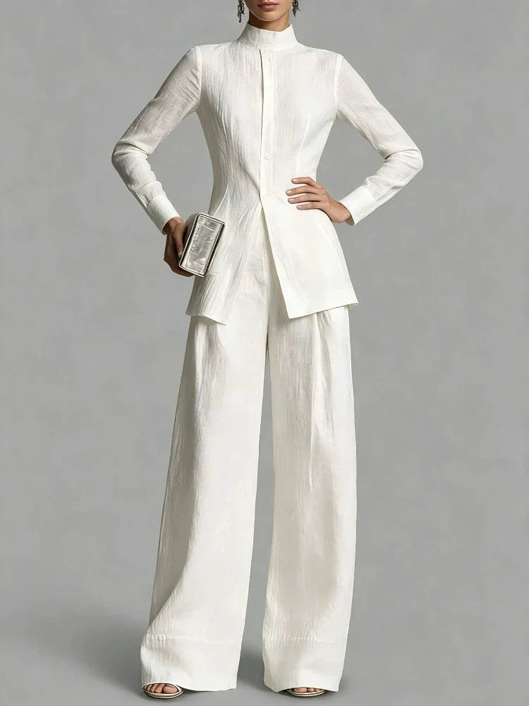 Rosamund Peplum Two-Piece Set