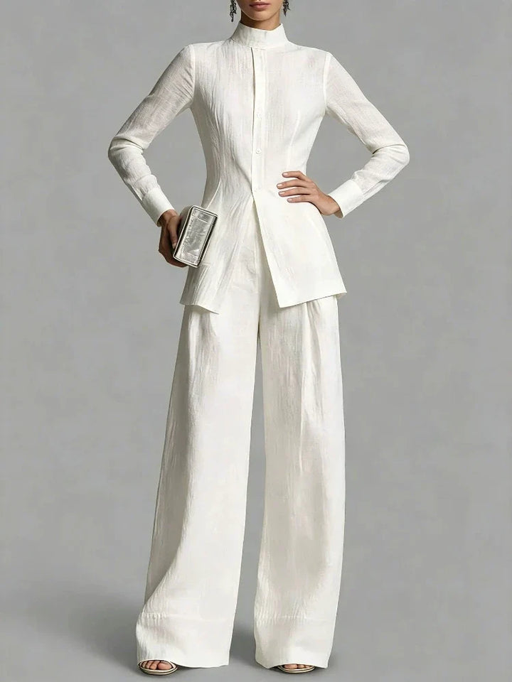 Rosamund Peplum Two-Piece Set