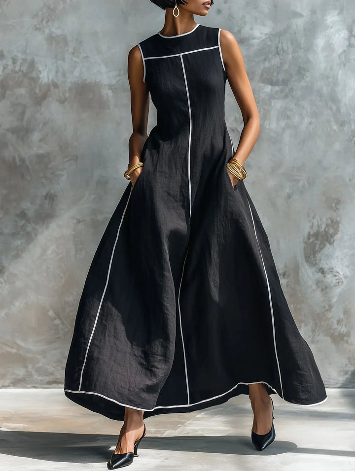 Drusilla Elegant Flowy Maxi Dress