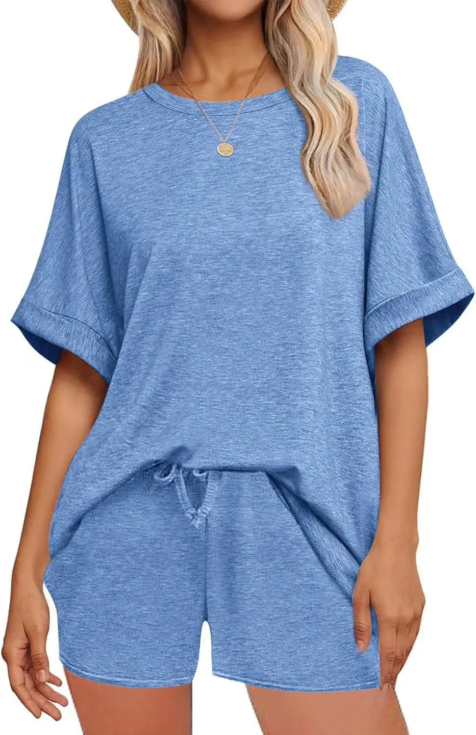 Evelique Casual Lounge Shorts Set