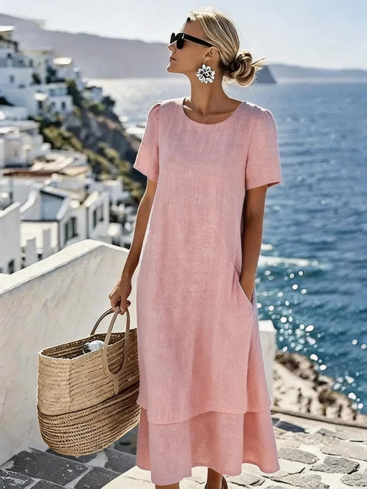 Elara Effortless Comfortable Midi Dress