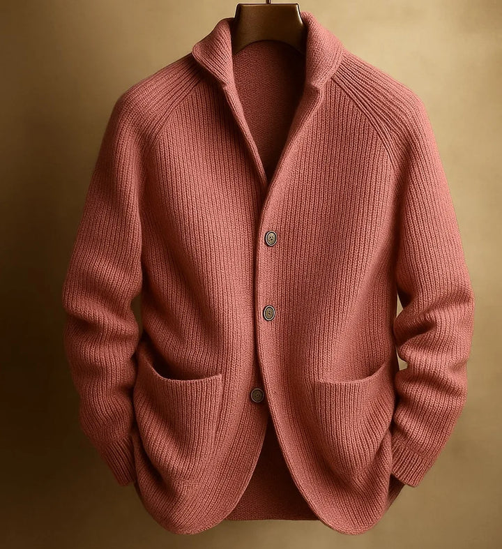 Tristan Ribbed Knit Blazer Cardigan