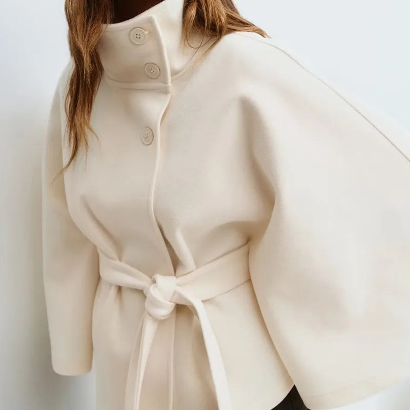 Fenella Belted Cape Jacket