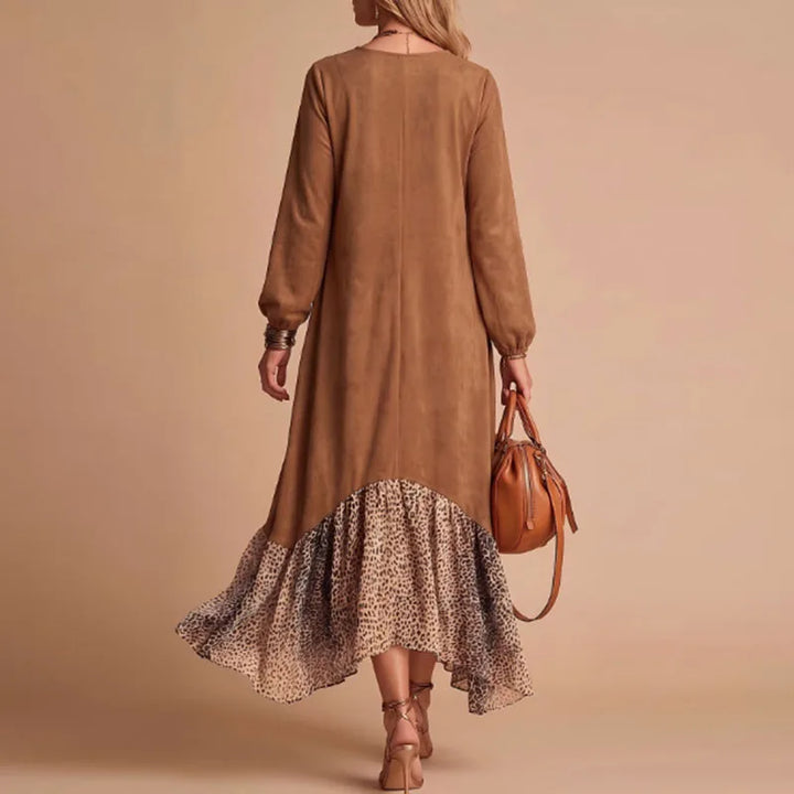 Bellamy Leopard Hem Maxi Dress