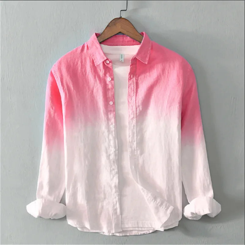 Ethan Ombre Button Front Shirt