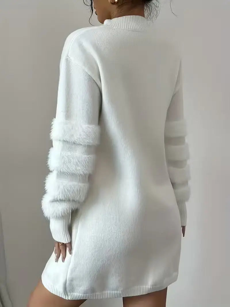 Marielena Mock Neck Sweater Dress