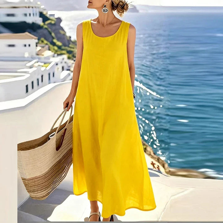 Bianca Elegant Sleeveless Maxi Dress