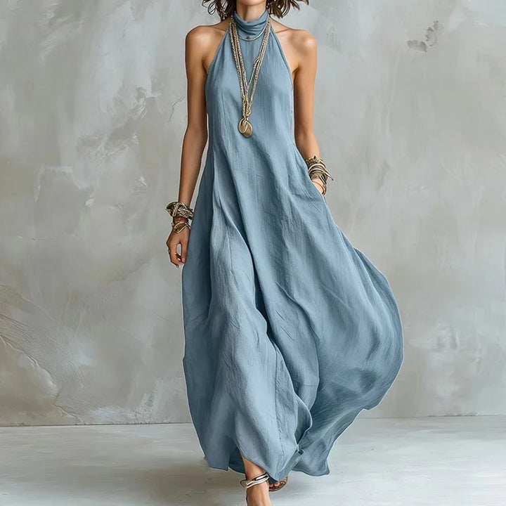 Maya Halter Flowy Maxi Dress