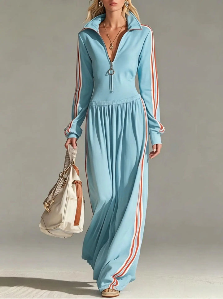 Azelie Activewear Stripe Jumpsuit